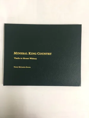 Mineral King Country-book